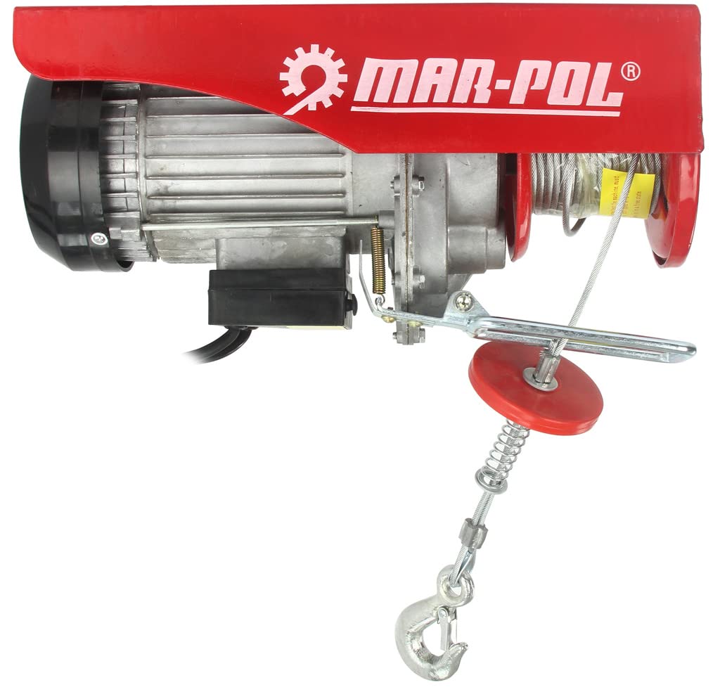 Argano elettrico Paranco sollevatore Montacarichi 300kg / 600kg 1200W Verricello Corda Acciaio Ø4,5mm 12m/6m telecomando da Soffitto Balcone Professionale Domestico