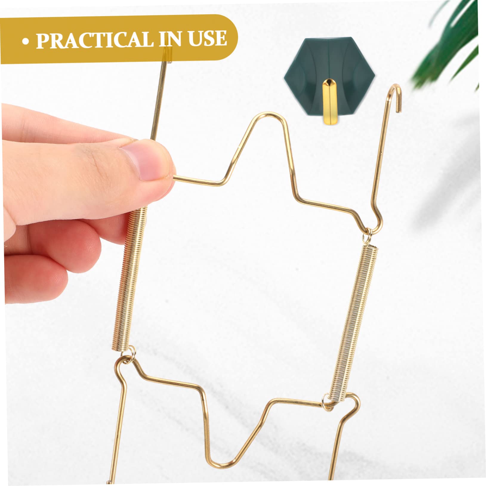 VASDEV 30 Piezas Soporte para Platos Ganchos en Forma de s de Acero Inoxidable Ganchos montados en la Pared Soportes para Platos Verticales Gancho para Colgar Platos Ganchos para Colgar p