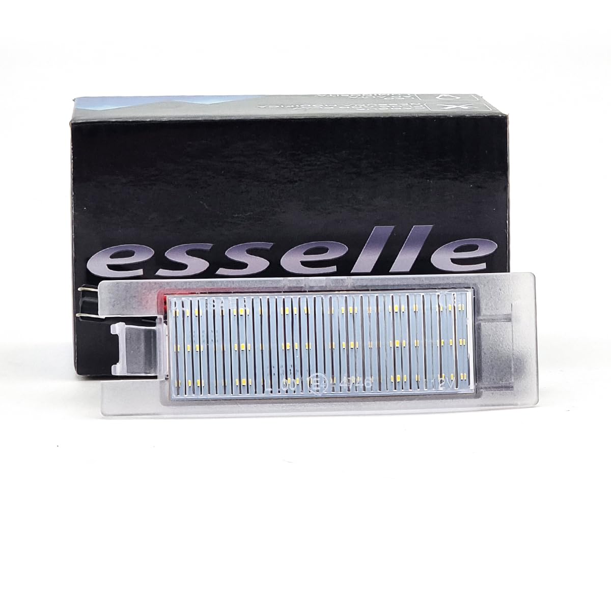 Placchette Luci Targa LED Compatibili Alfa Romeo 147 156 159 4C Brera Giulietta GT Mito Spider 18 SMD CANBUS T10 W5W 6000K Bianco Freddo Plug & Play Nessun Messaggio di Errore