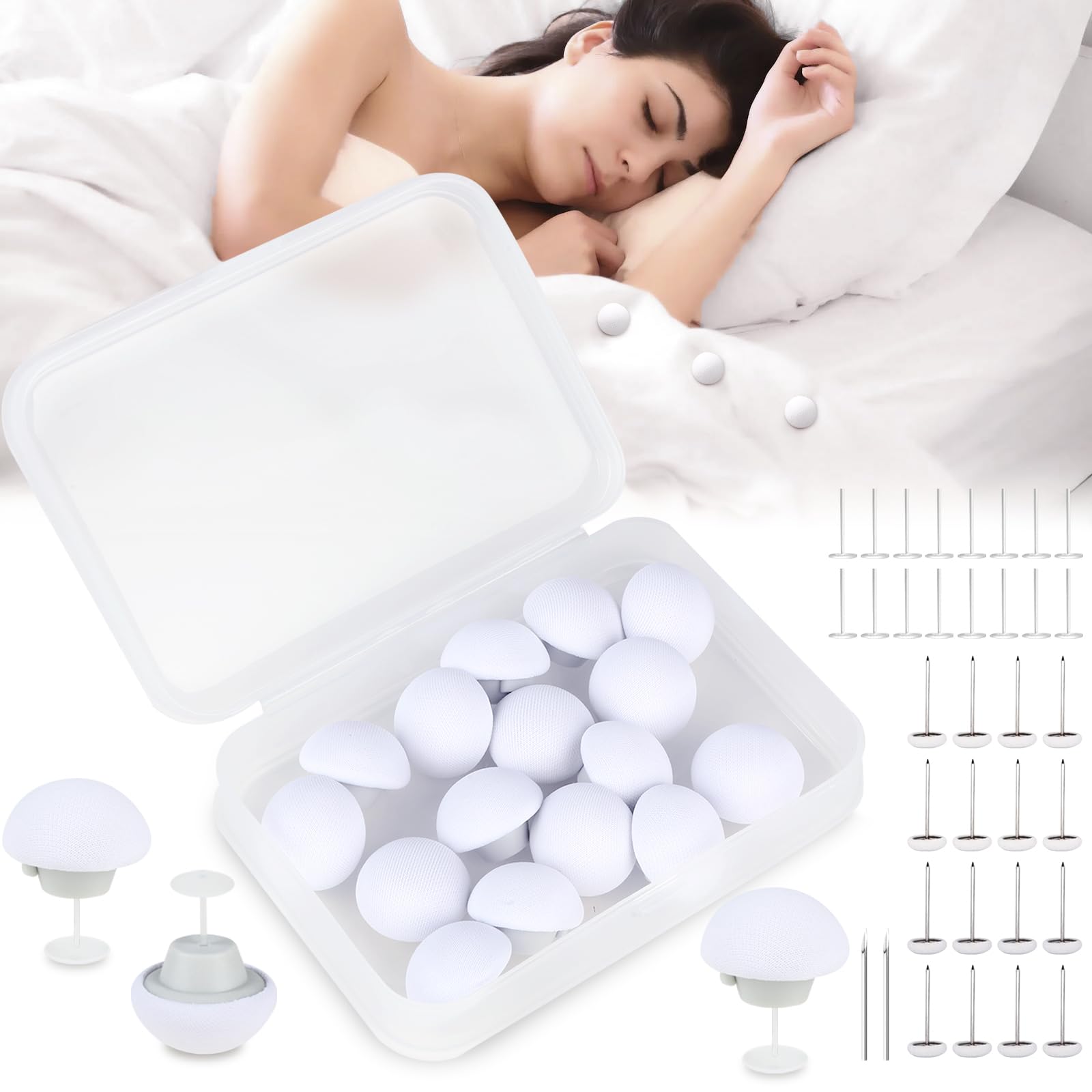 CHILDWEET Set 6 Fermagli Per Copriletto E Trapunte – Grigi, In ABS, Antiscivolo, Fissaggio Per Lenzuola E Piumoni, Senza Aghi