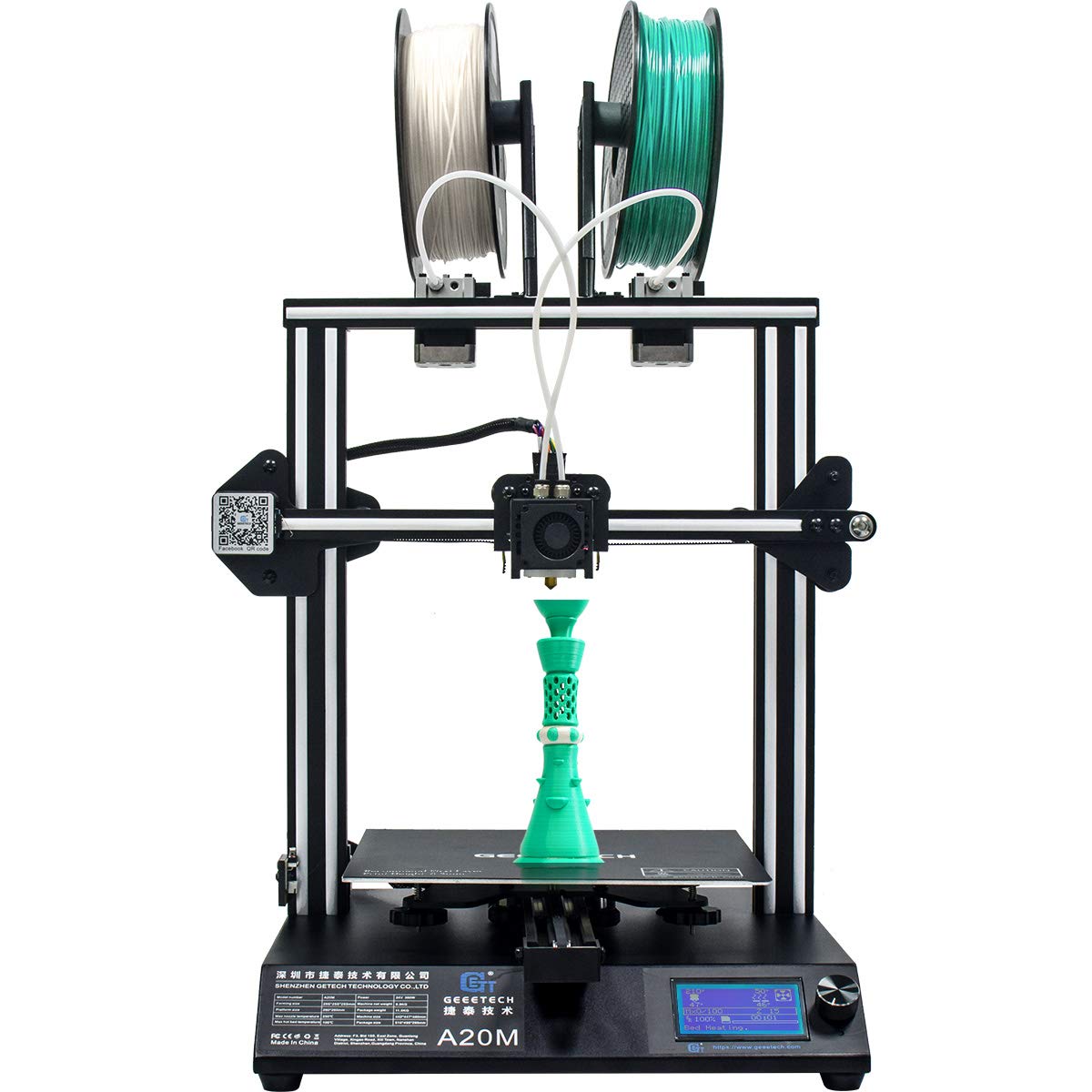 GIANTARM Geeetech A20M 3D-Drucker mit großer Druckgröße Hohe Präzision Prusa I3 DIY Kit
