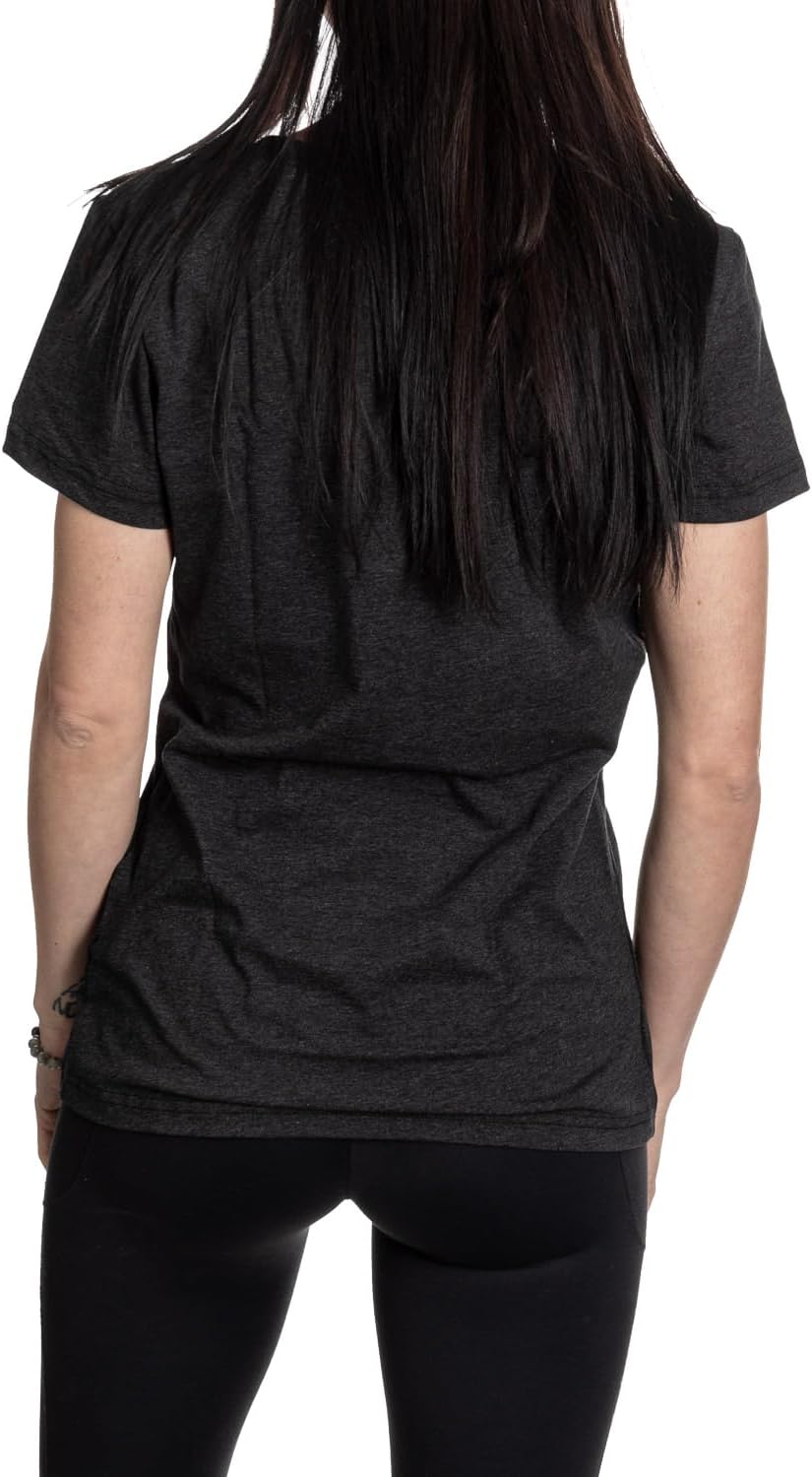 Calhoun NHL Surf & Skate Women's Distressed Print Fitted Crew Neck Premium T-Shirt