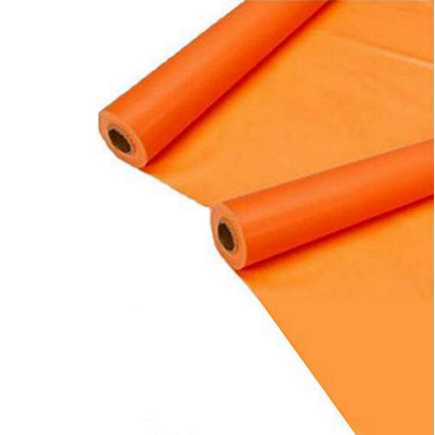 Veraitech Synthetic School and Notebook Cover Stretchable Binding Cover Roll, 14 inche X 4 Miter (Orange) - Set of 2 Book Cover roll
