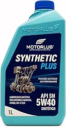 Oleo De Motor 5W40 Sintético Api Sn Lubrificante Plus 1 Litro