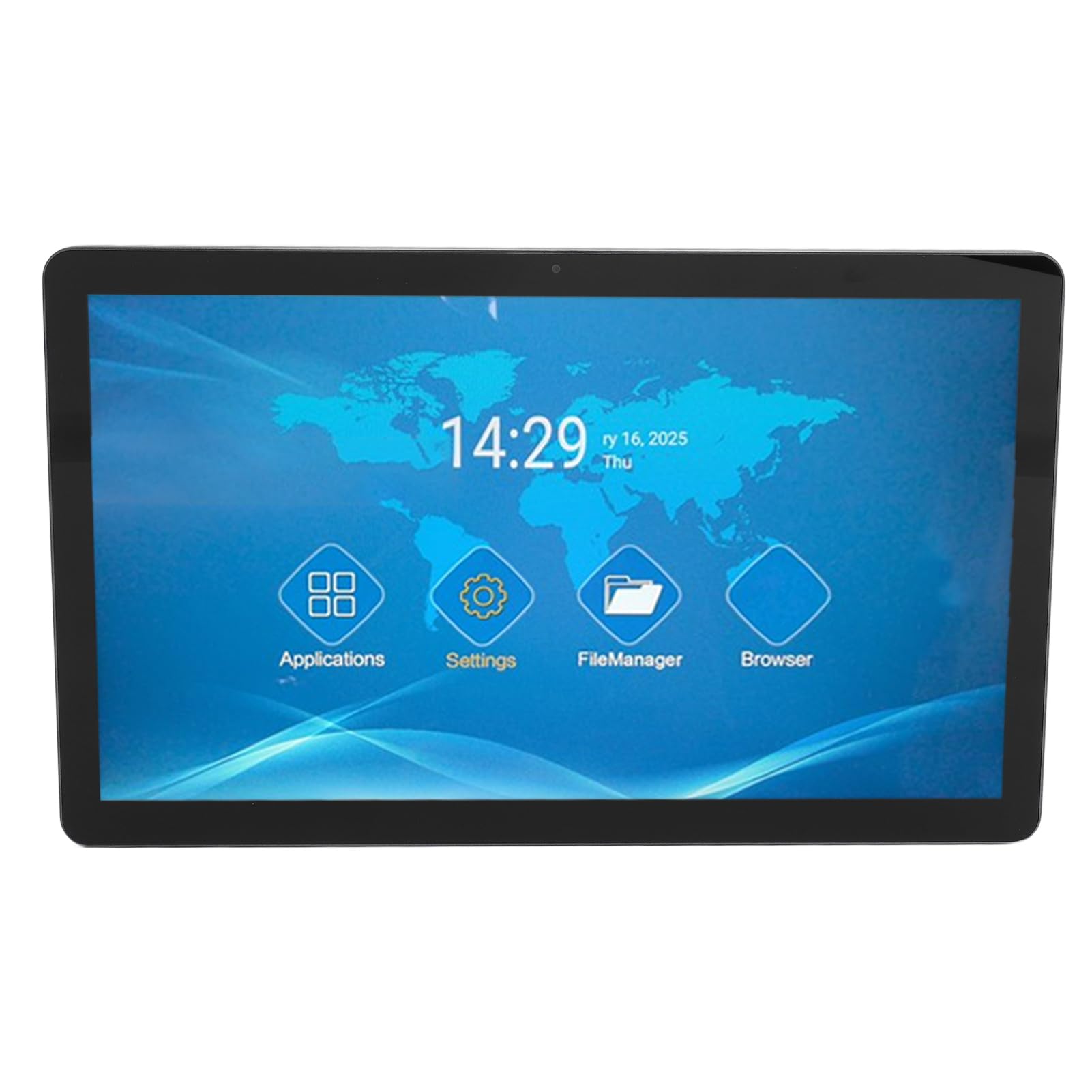 Smart Digital Calendar 15,6 Zoll HD Touchscreen - Familienorganisator mit 5 -Megapixel Kamera und Erweiterungsanschlüssen, Wandmontage und Desktop Ständer für Home & Office Zeitpläne