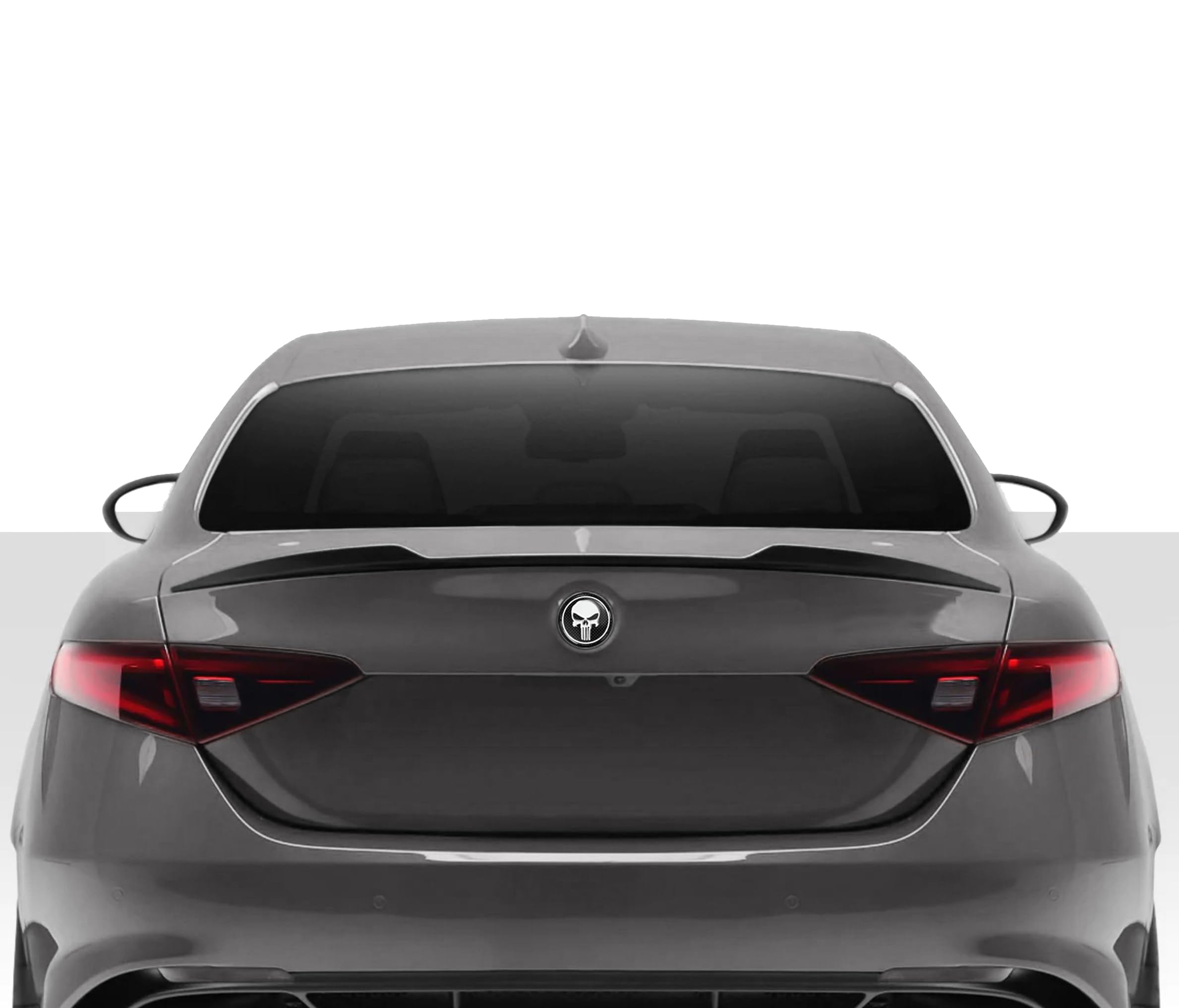 2 Stemmi Alfa Romeo Nero E Rosso 74mm - Per Cofano Anteriore E Posteriore | Compatibile Con 147, 156, 159, Mito, Brera - Foto 5