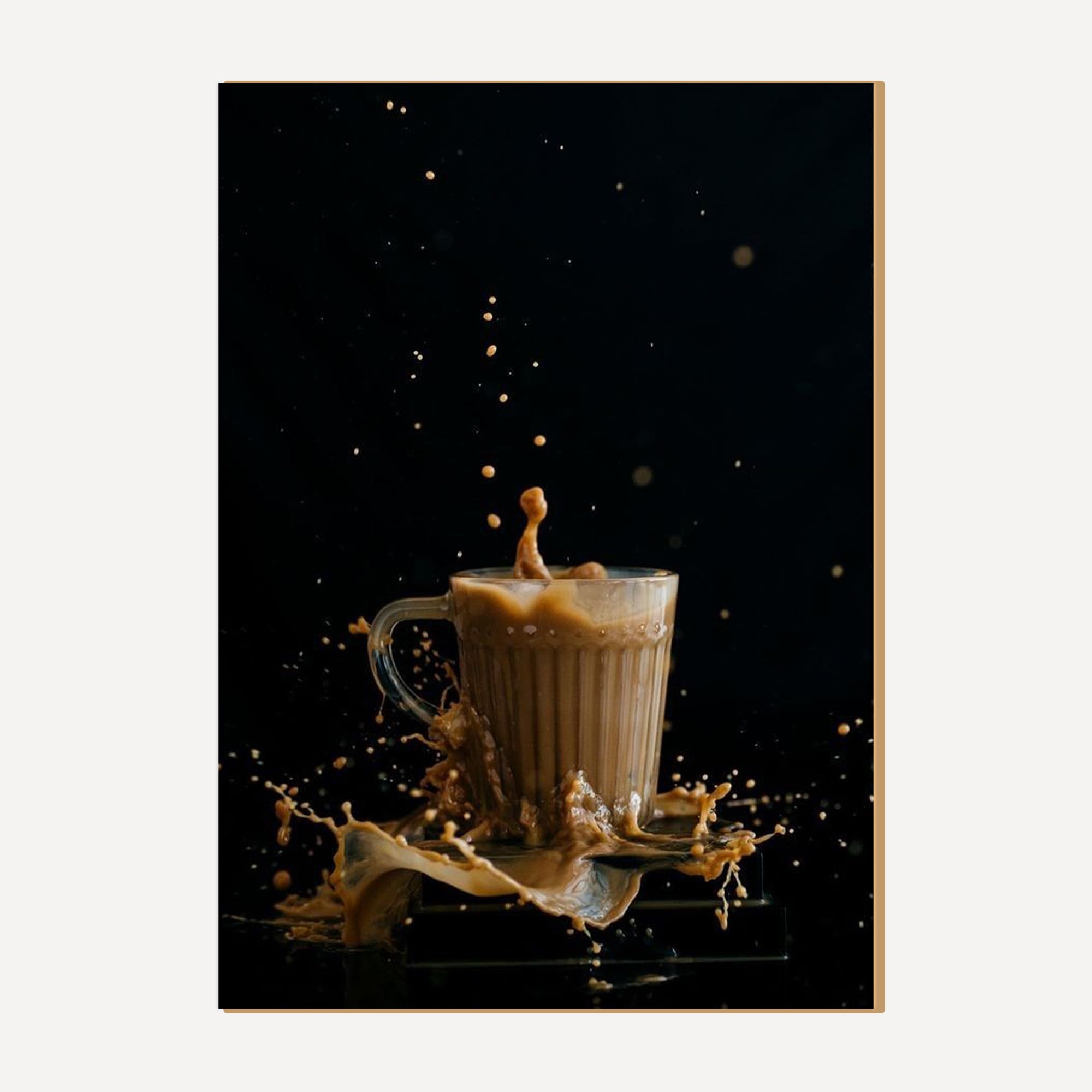 Spill the Tea, Not the Cup 12 * 8 inch MDF Board with double gumming tape on backside-image-4