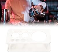 Vista 3 de Kit de coctelera para barman de plástico, ahorro de espacio, organiza almacenamiento, soporte para herramientas de bartender, barra de herramientas