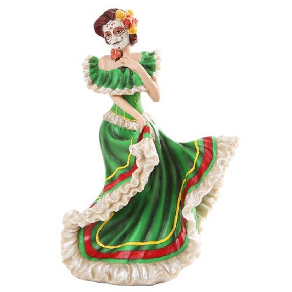 Amazon.com: Pacific Giftware Day of The Dead Green Salsa Dancer 5
