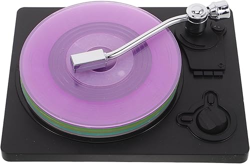 BETOOKY 1 Set Vinyl Coasters Record Coasters for Drinks - Vinyl Record Tableware Mats Music Decors for Party Home Restaurant Desk Accessories disponible en Yaxa Costa Rica