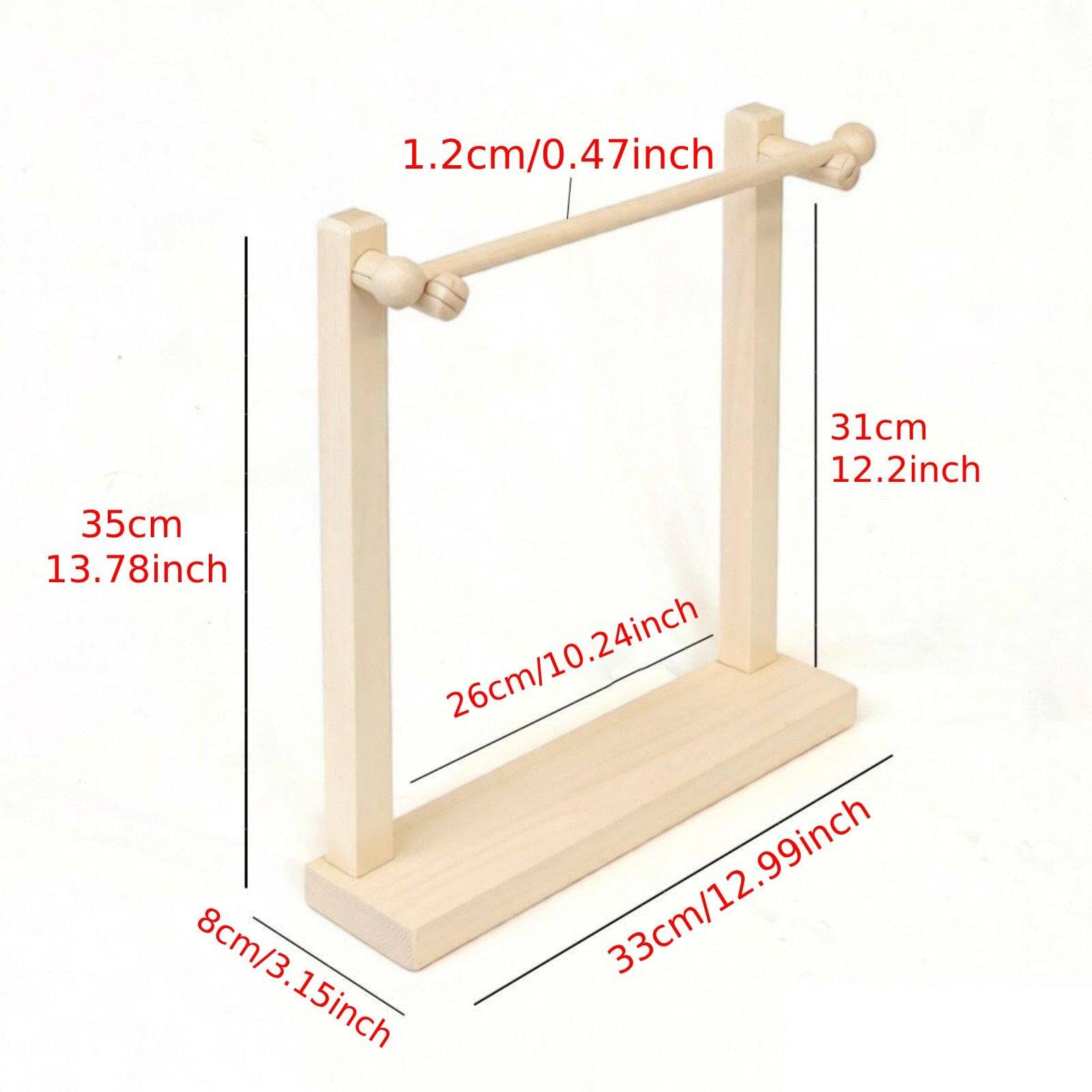 Schmuckständer, Schmuckorganizer, Schmuckpräsentationsständer, Armbandhalter Aus Holz, Dekoratives, Modernes Design, Geeignet für Den Schlafzimmertisc, Helles Holz