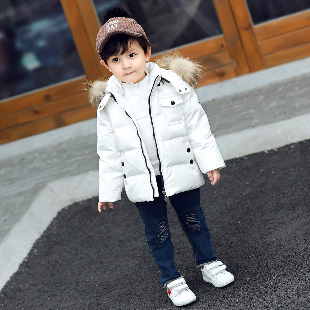 2pcs Traje de Nieve Plumas Invierno para Bebé Niños Parka Acolchada de Esquí Pantalones de Nieve