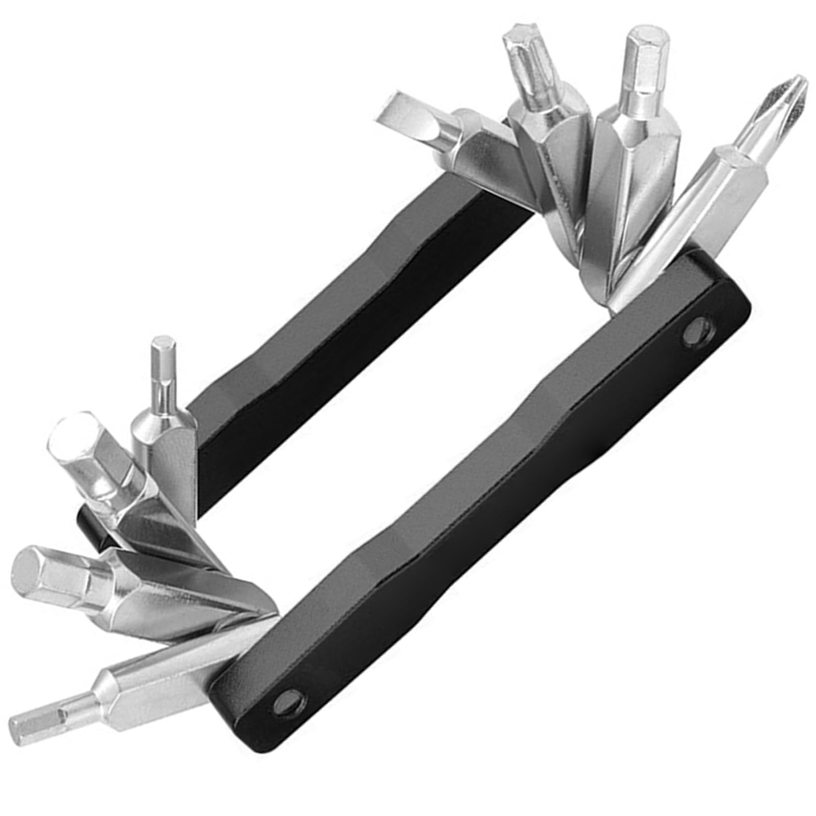 Hdoytxxm Black Bicycles Multifunction Tool Portable Bike Repair Wrench Folding Hexagonal Spokes Wrench Space Saving Easy To Use Bicycles Multifunction Tool