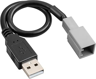 USB Port Retention Wire Cable for 2013-2017 Toyota Tacoma Corolla, Subaru 2013-2016 Forester 2013-2016 BRZ, Honda 2015-2018 Civic Install Aftermarket Stereo Radio Retain Factory USB Port