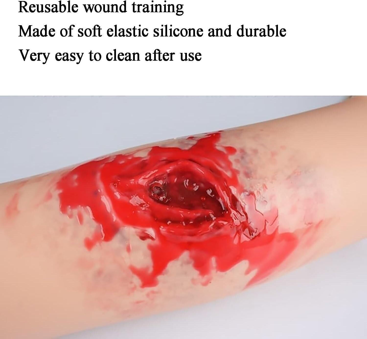 Kit d'entraînement au pansement et au garrot, modèle de peau de plaie simulée portable