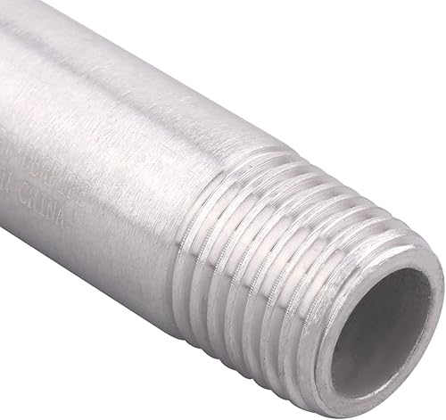 Miniatura 114 de 1/2" X 1/2" NPT Macho NPT Acero Inoxidable 304 Acoplamiento De Tubo De Acoplamiento De Acoplamiento De Tubo De Montaje 4" Longitud