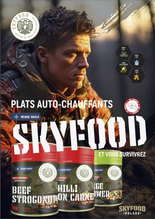 Skyfood - Beef Strogonow Self-Heating Dish – Bild 5