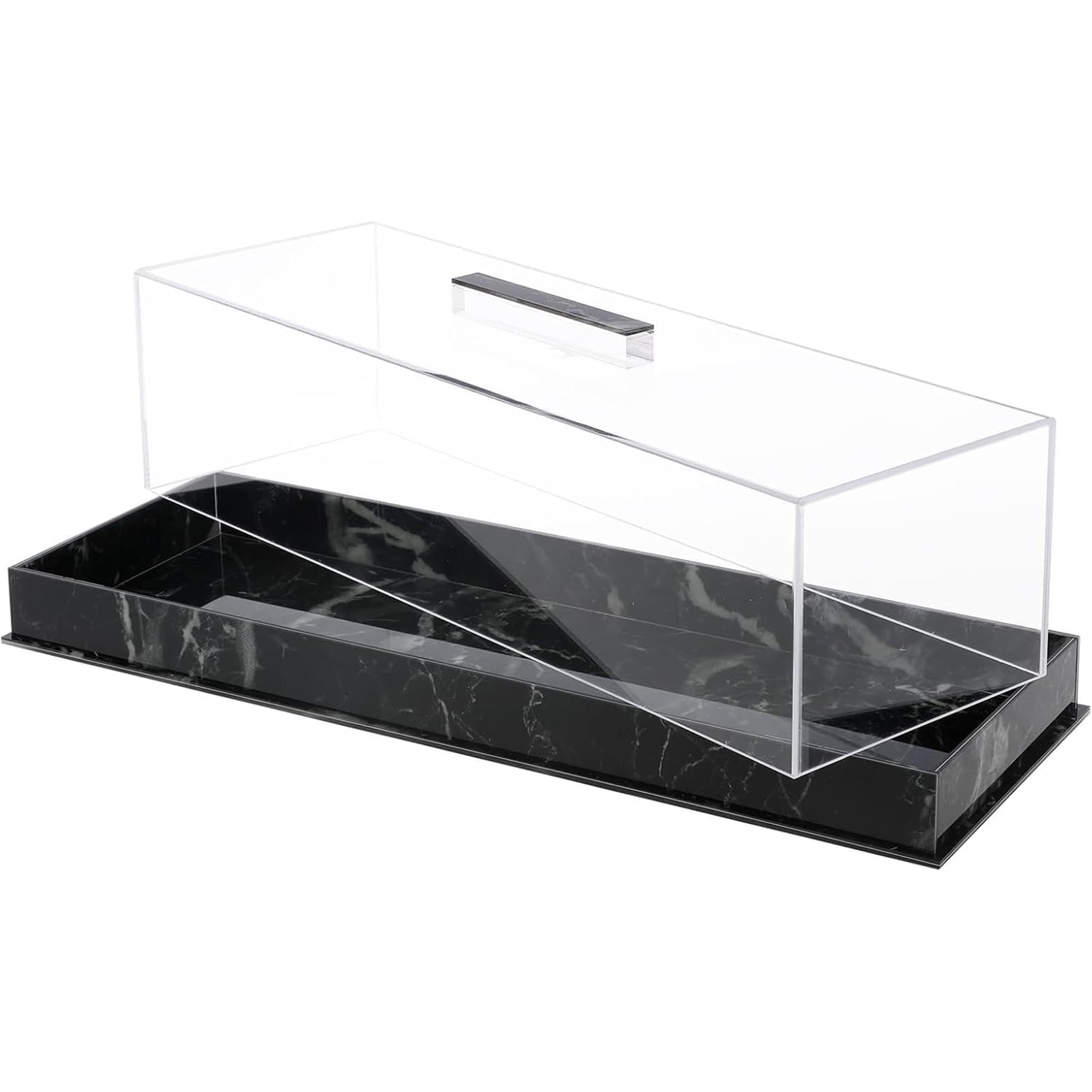 Plateau Rond à gâteaux avec Couvercle Transparent, léger et idéal pour présenter pâtisseries, Anniversaires, Mariages Autres réceptions | 35,5 x 12,5 9 cm, Parfait la présentation