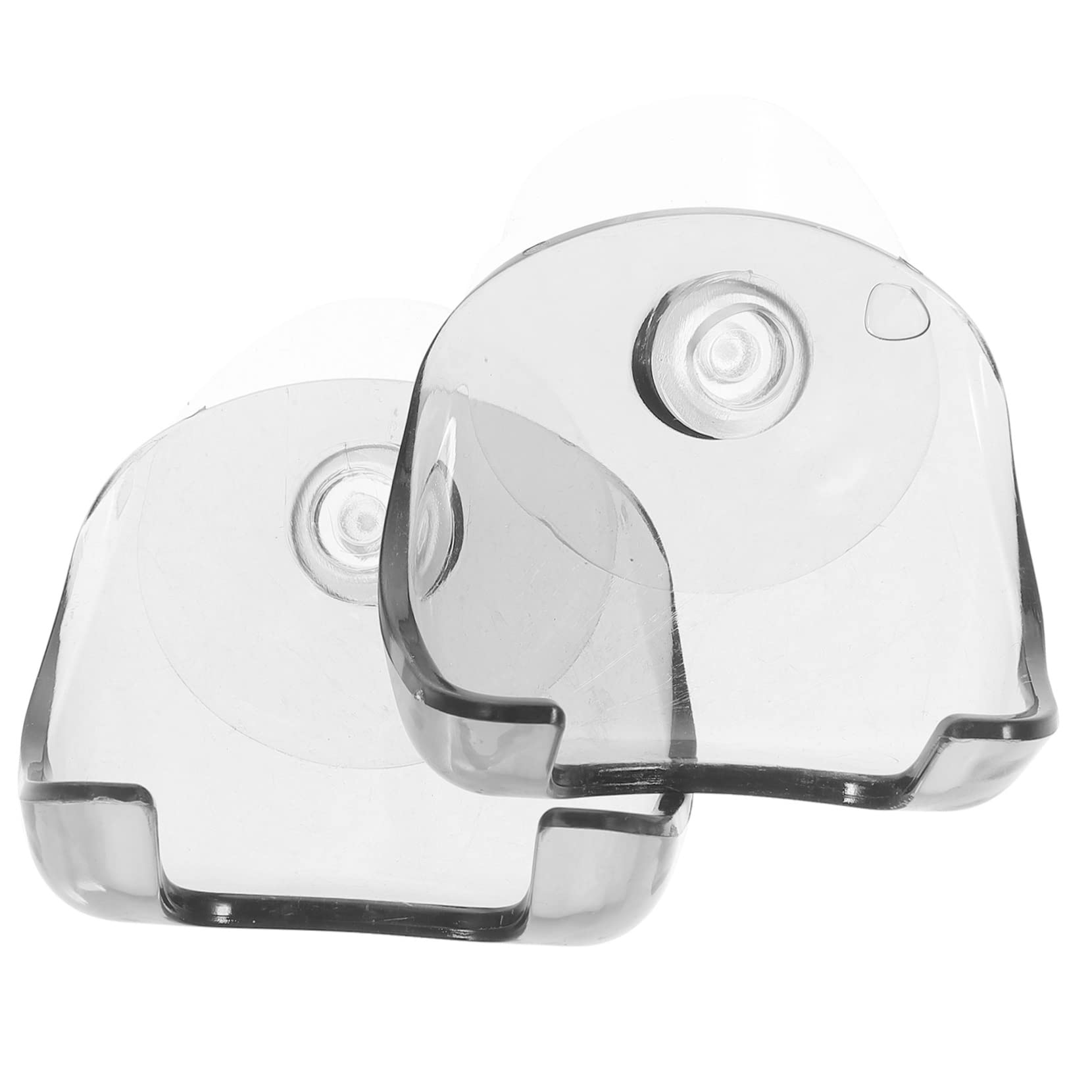 minkissy 4sets Razor Organizer Rack Suction Cup Shaver Hanger Shower Razor Holder Bathroom Shaver Rack Suction Cups Holder 2pcs*4