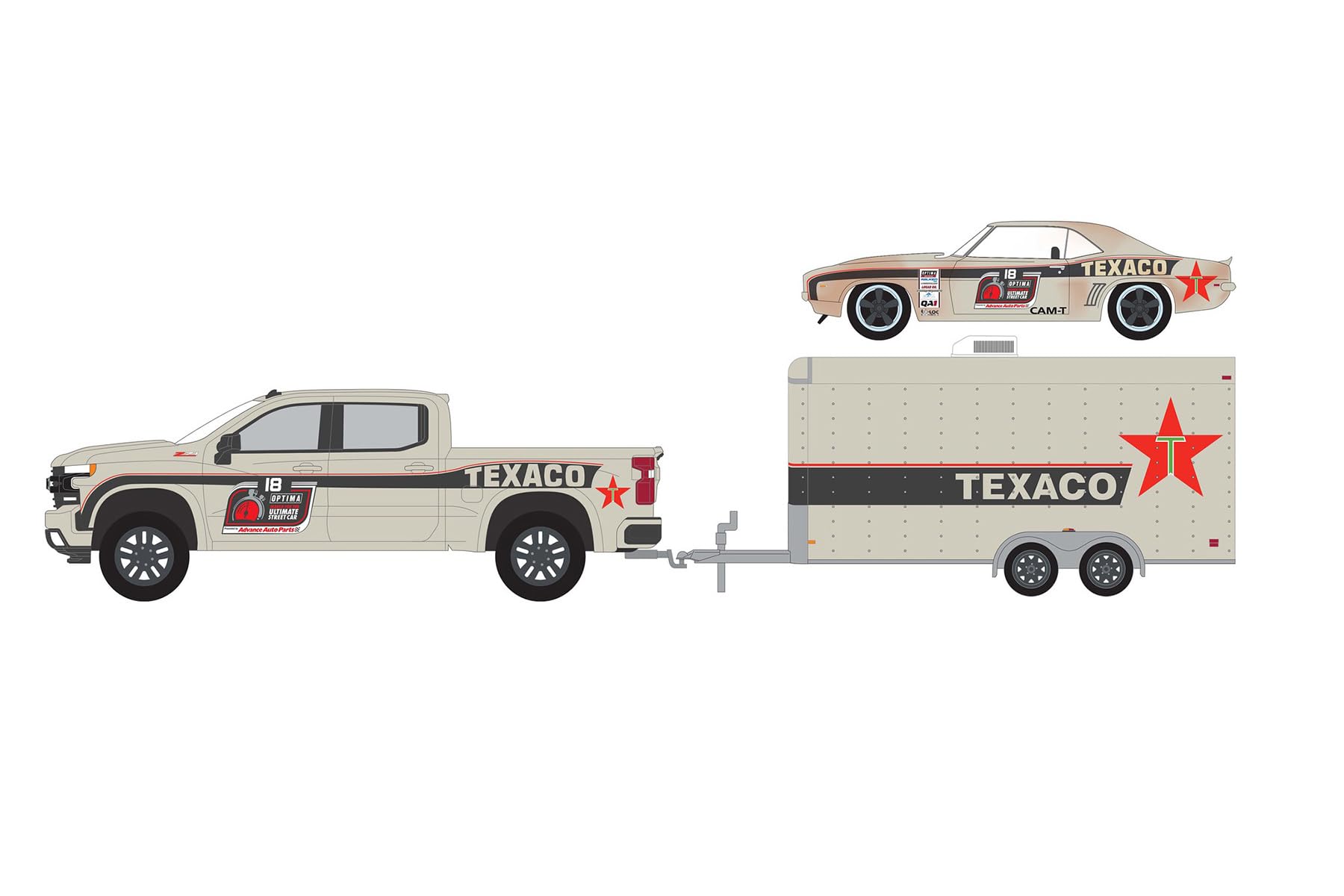 Green Light Collectibles 1:64 scale Diecast Model Car Set