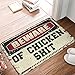 gaeruite Jesienne maty zewnętrzne do drzwi wejściowych 'Uwaga na kurczak gówna' dywan garaż dywan (rozmiar: 50 x 80 cm)