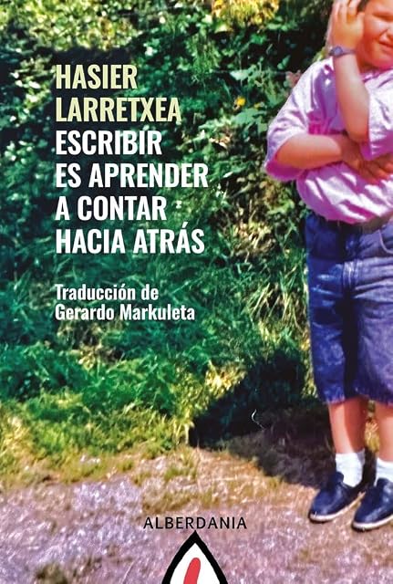 Portada de Escribir es aprender a contar hacia atrás