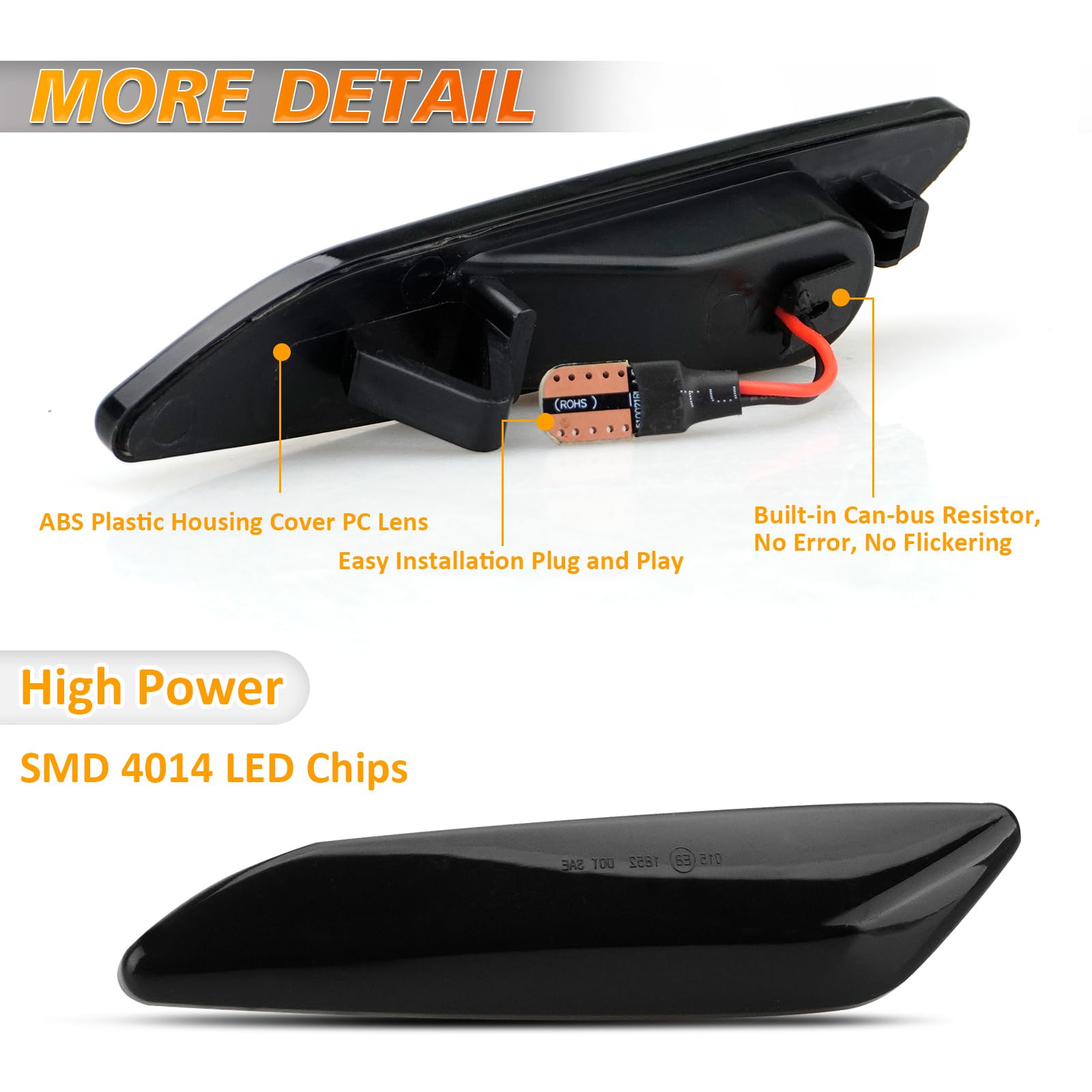 Indicatori Di Direzione LED Per Alfa Romeo 156/147 - Compatibile Con Modelli 1997-2020 - Foto 5