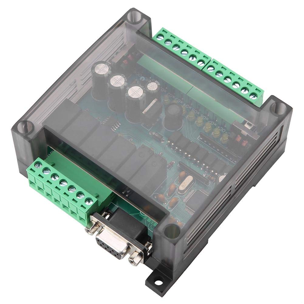 Scheda PLC, DC24V FX1N-14MR DC 24V 5A Scheda di controllo industriale PLC Logica programmabile Uscita relè, Supporti per GX developer o GX works2