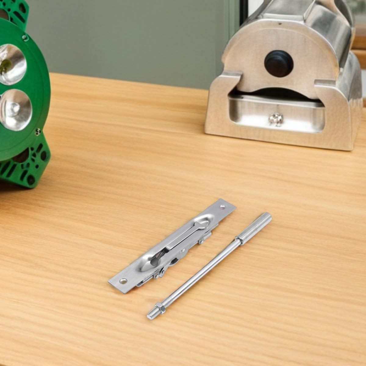 Healeved Chiavistelli a Scorrimento in Acciaio Inox 6 Pollici, Serrature a Scatto per Porte Interne e Cancelli, Set da 2 Pezzi, Sicurezza Domestica e Commerciale, Installazione Stabile
