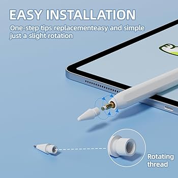 Amazon.com: nimin Replacement Tips for Apple Pencil 2nd Gen