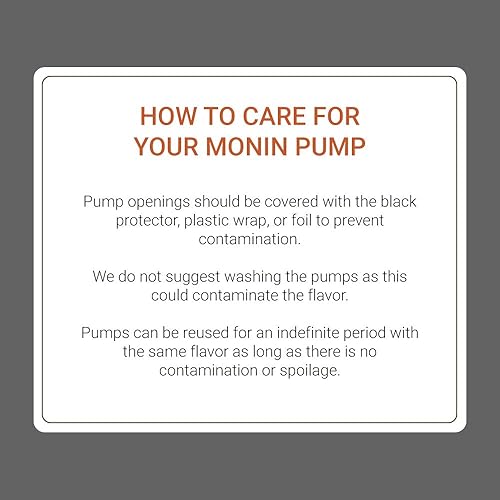 Miniatura 6 de Bomba Monin jarabe para 25 fl oz botella de vidrio