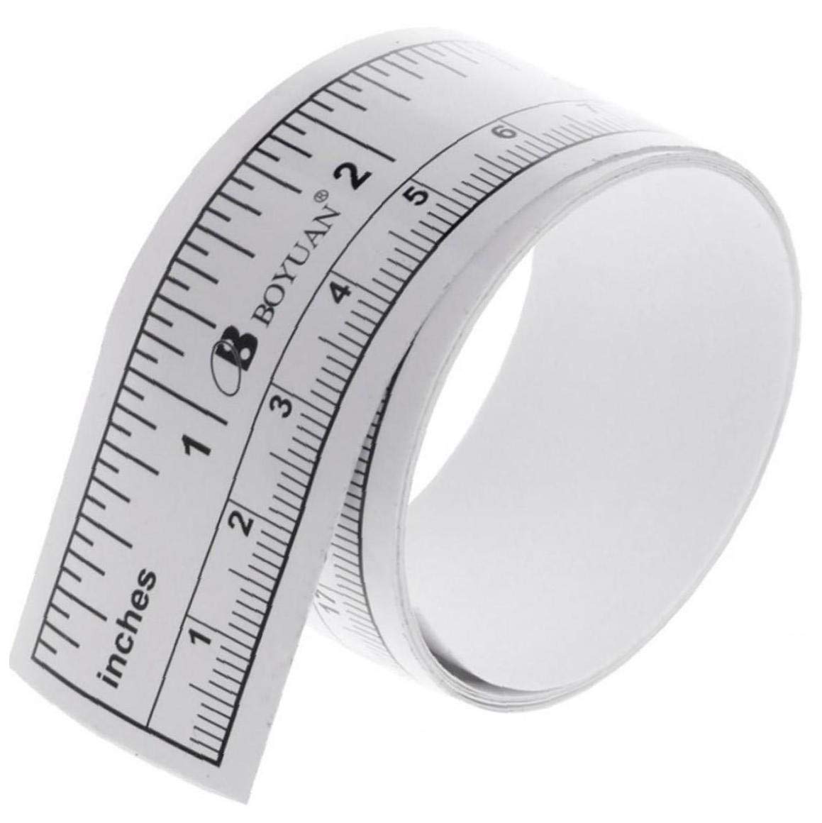 Pinicecore Silver 90Cm Self Adhesive Metric Measure Tape Vinyl Ruler For Sewing Machine Sticker
