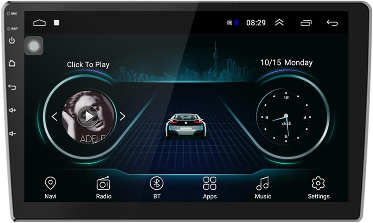 Android 8.1 Car Stereo Radio GPS Navigation 10.1 Inch Touch Screen
