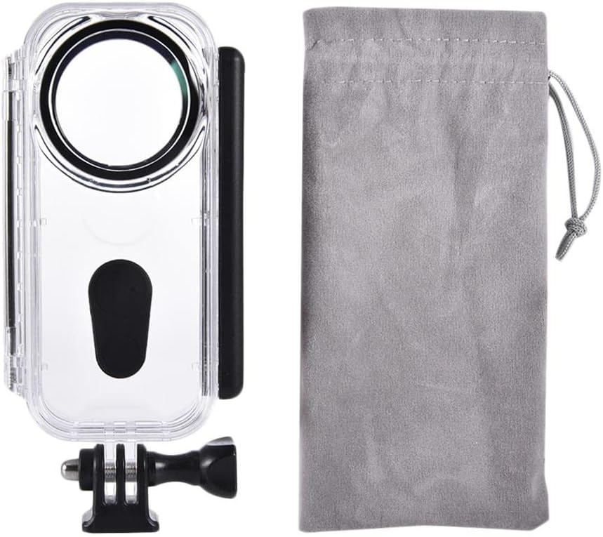 Clear 5M Underwater Diving ive Shell for Insta 360 ONE X, Housing Case for Action Camera, Suitable for Skiing, Surfing and Swimming, PC Material, Surf Pressure, Link Camera