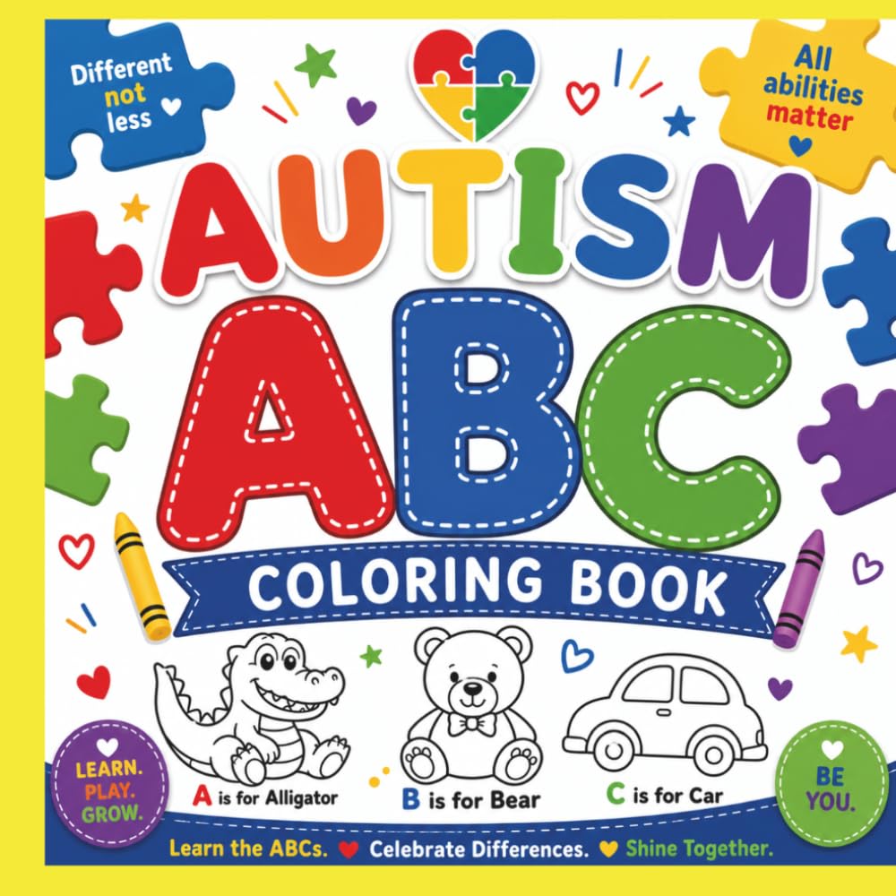 Autism ABC Coloring Book