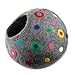 Cool Wool Cat Cave Bed Relax Station House (Large) ~ Handmade Eco Friendly Natural Felted Merino Wool ~ Warm and Cozy Beds for Cats and Kittens Bonus Felt Wool Ball (Grey, Dotted)