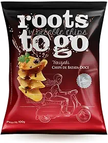 Roots to Go Chips de batata doce teriyaki 100g