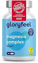 Complete Magnesium, 180 Capsules, Elected Product of the Year 2025, Magnesium Bisglycinate, Dicitrate, Oxide, Sick, Ascorbate, High Quality and Bioavailability, Body and Mind Support, Tested