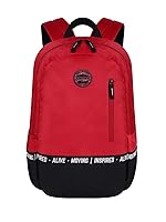 Gear Men/Women Bomber Eco Statet 22 Litre Medium Water Resistant School Bag/College Bag/Standard 3 Compartment Backpack / – Red, Multicolor