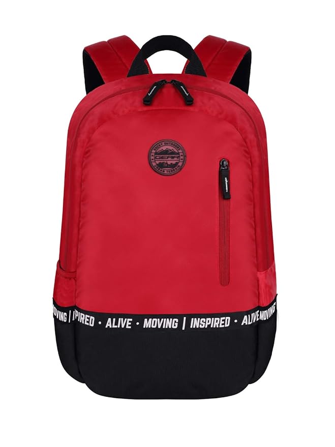 Gear Bomber Eco Statement 22L Medium Water Resistant School Bag/College Bag/Backpack For Men/Women – Red at Rs. 399