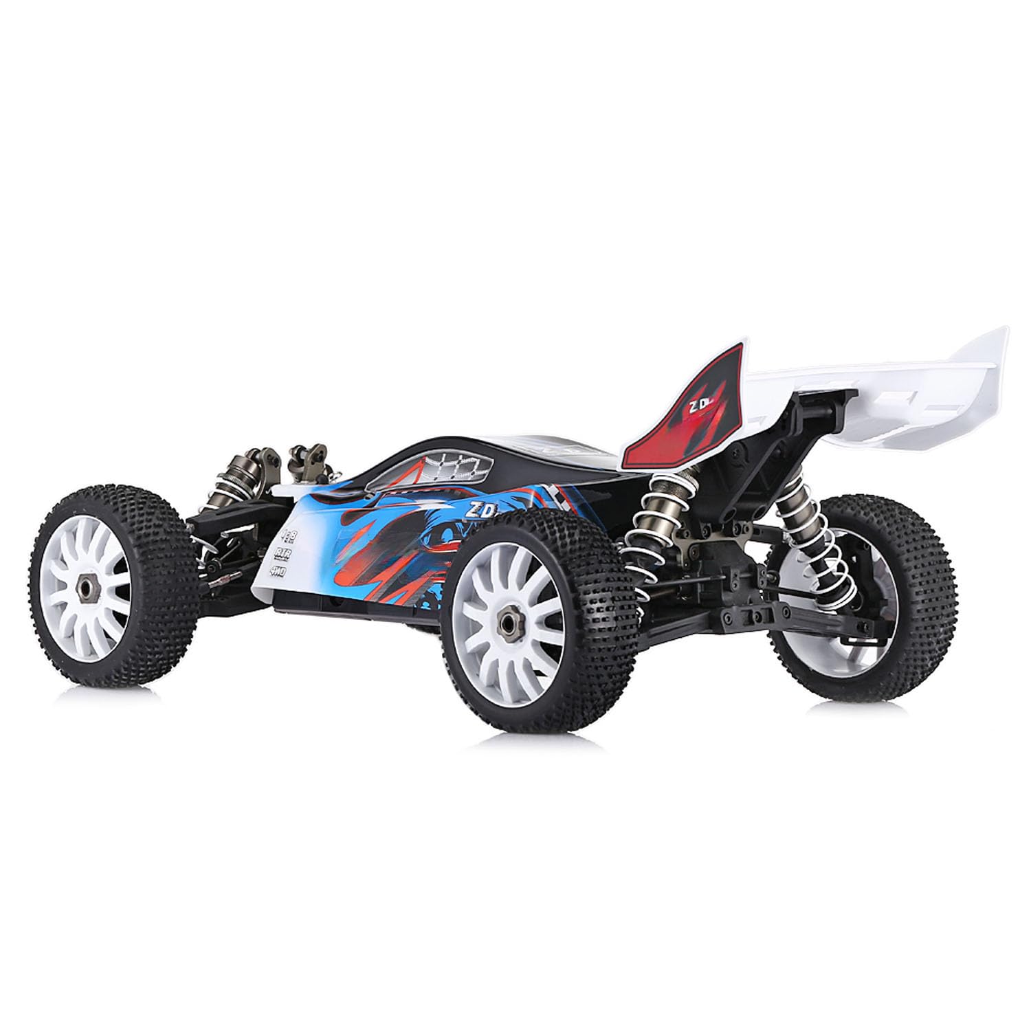 TOUCAN RC HOBBY 19,1 pulgadas Racing 1/8 2,4 G RC todoterreno 70 KM/H 9072 V2 4 x 4 Control remoto Buggy RTR Suspensión Trasera