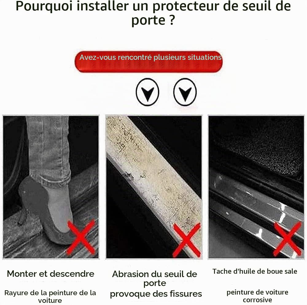 4PCS pour Toyota RAV4 2010-2023 2024 2025 Voiture Barres De Seuil De Porte en Acier Inoxydable, Plaques De Protection De Seuil De Porte Extérieure Accessoires Pédale Protecteur