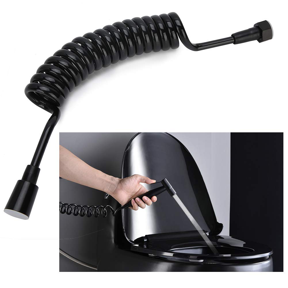 Manguera flexible de ducha de bidé de 2 m, manguera retráctil para fontanería de baño, compatible con pistola pulverizadora de bidé y fácil de instalar