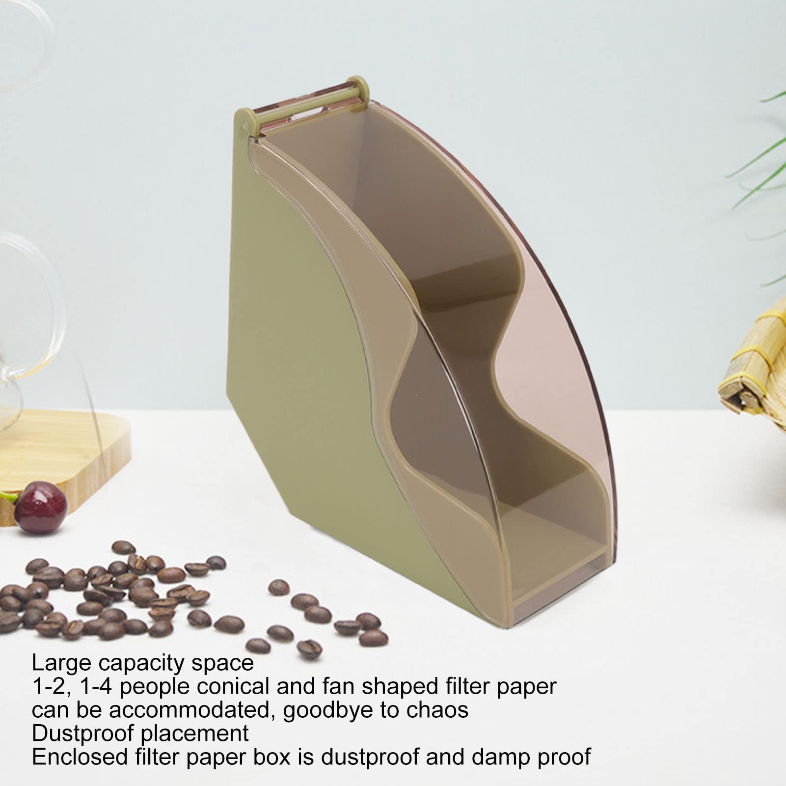 Support Distributeur De Filtres à Café V60 - Organiseur Pratique Pour Barista