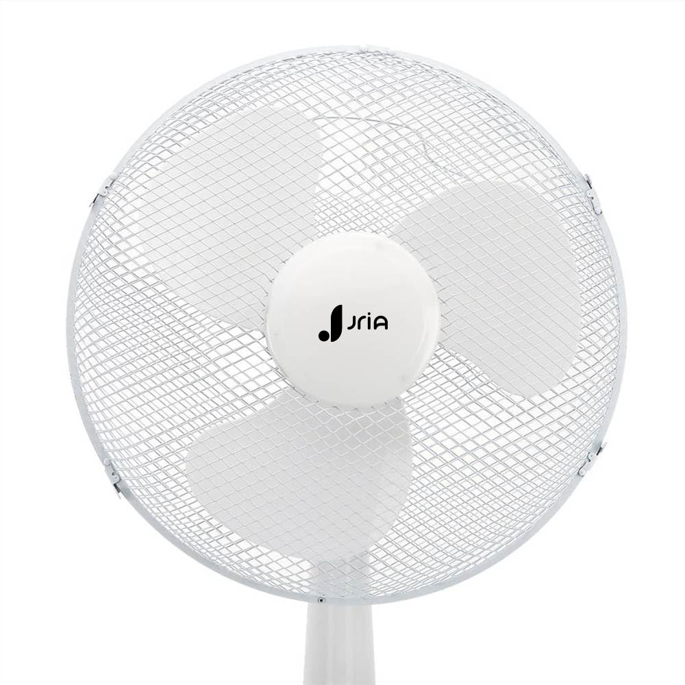 Ventilatore portatile da tavolo 12 pollici, leggero, 40 Watt, 3 velocità, oscillazione grandangolare, flusso d'aria, testa di inclinazione regolabile, ventilatore da scrivania (ventilatore da