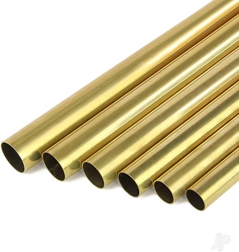 Miniatura 9 de K&S Tubo redondo de latón de precisión 8132-9/32 pulgadas de diámetro exterior x 0.014 pulgadas de pared x 12 pulgadas de largo – Manualidades