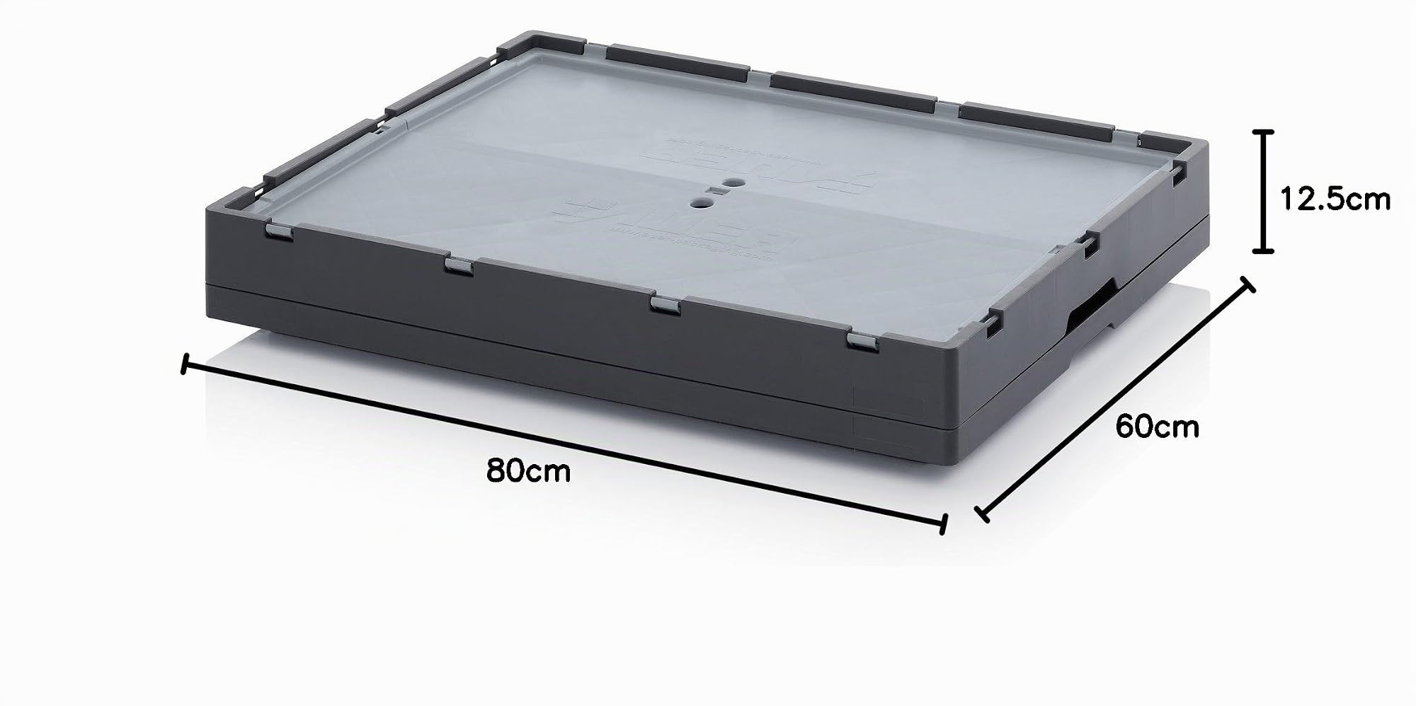Profi-Faltbox 80 x 60 x 44 mit Deckel inkl. gratis Zollstock * große Auer Klappbox *