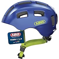 ABUS Youn-I 2.0 Casco per Ragazzi - Casco da Bicicletta con Luce per Bambini