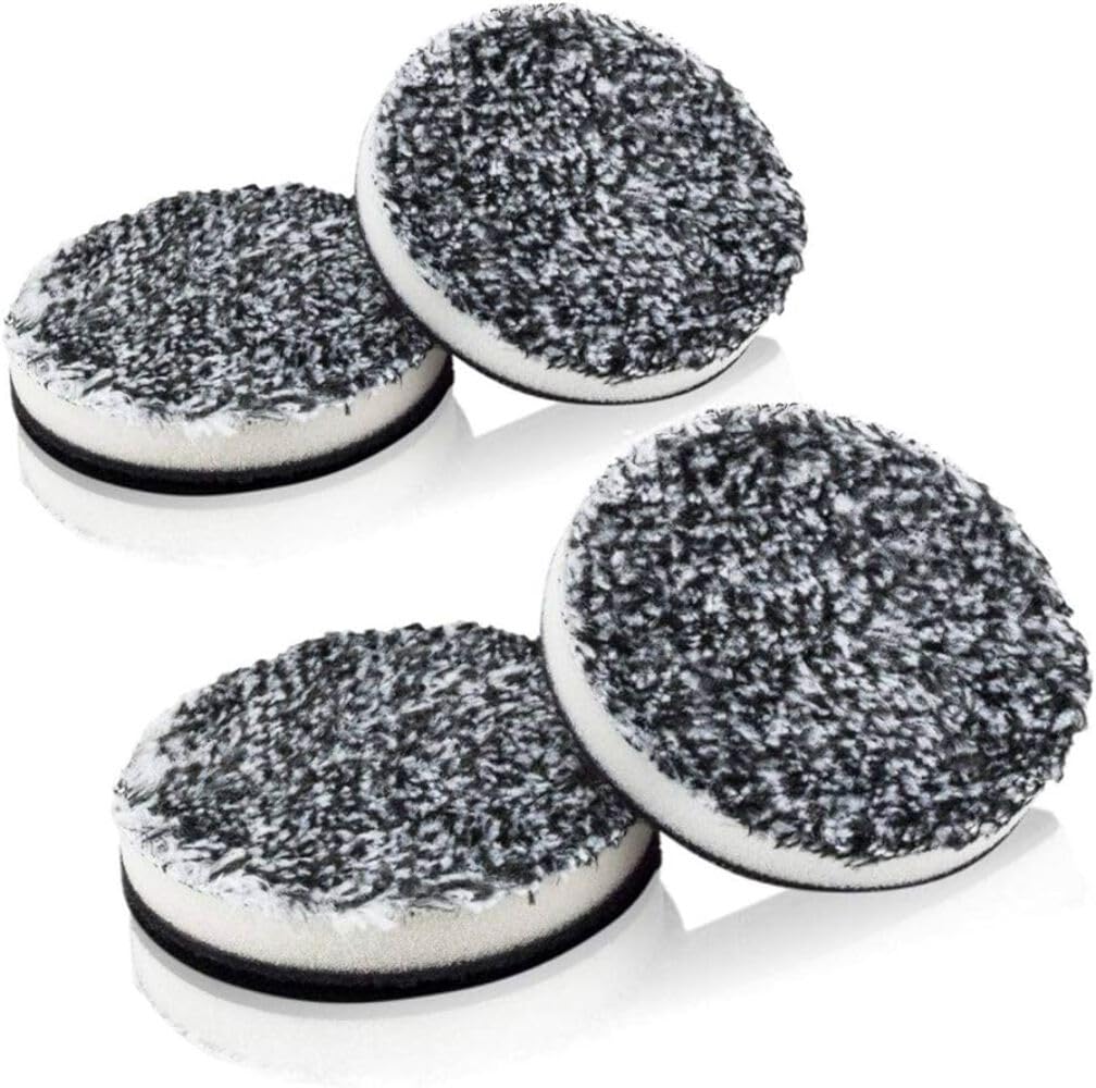 Buff and Shine 2" URO-Fiber Microfiber Pad 4 Pack