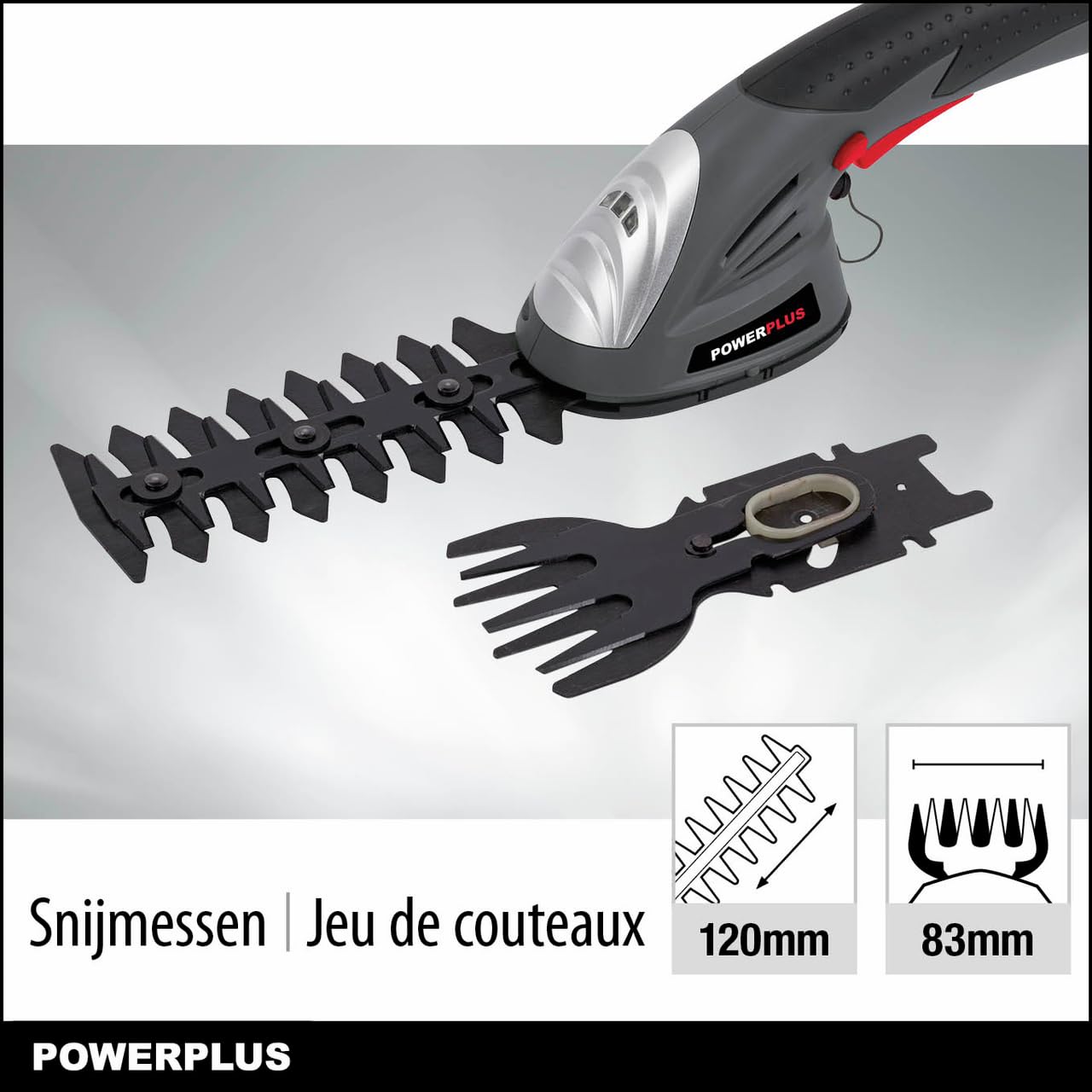 POWER plus POWEG4500 - Cortasetos/cortabordes 7.2v